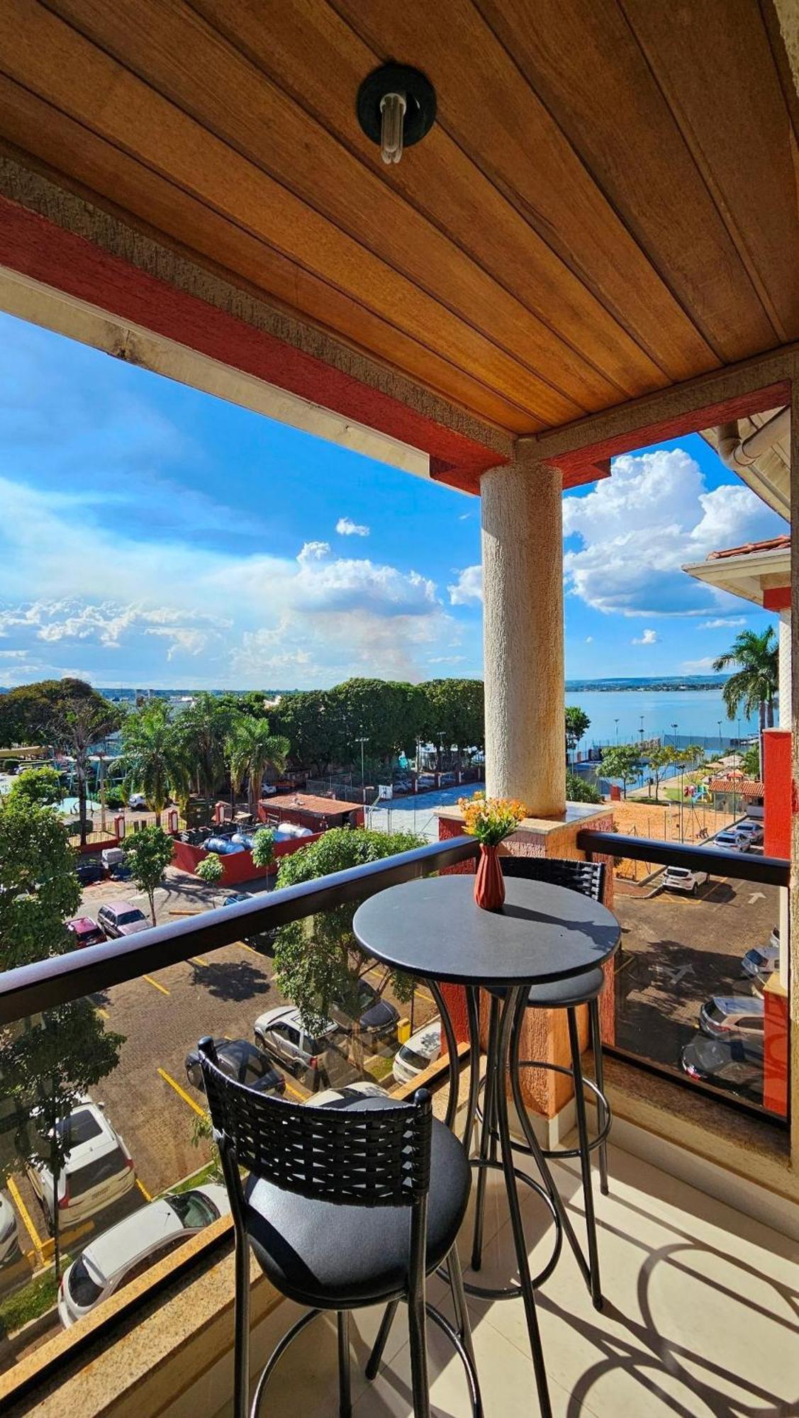 Flat 430 Lindo Com Vista Para O Lago Brasilia Esterno foto